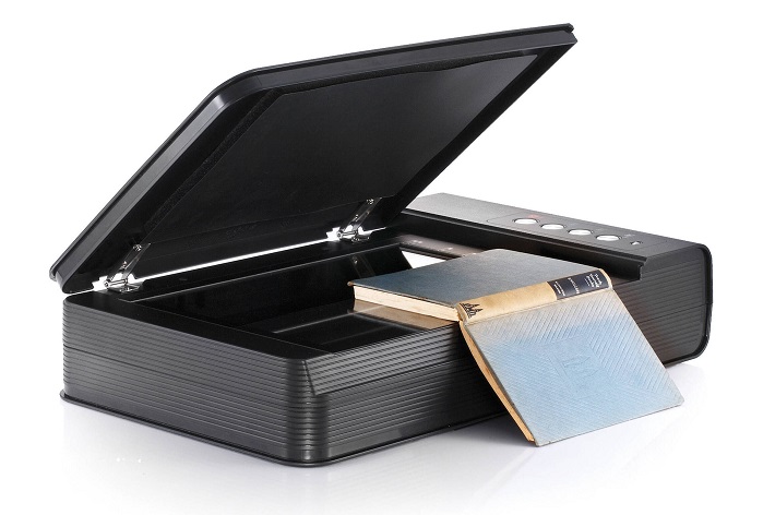 Máy scan sách Plustek OpticBook OB4800 – Máy quét sách & tài liệu A4, chống cong gáy, độ phân giải cao