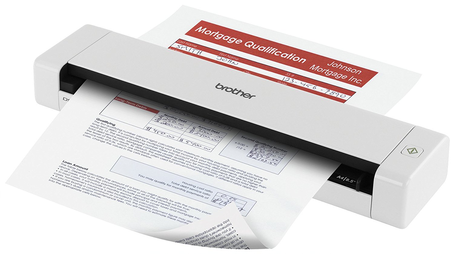 Máy Scan Brother DS-720D – Máy quét tài liệu di động 2 mặt tự động, nhỏ gọn cho làm việc linh hoạt