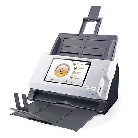 Plustek Scanner eScan A280 Essential – Máy quét tài liệu mạng độc lập, 2 mặt tự động cho văn phòng