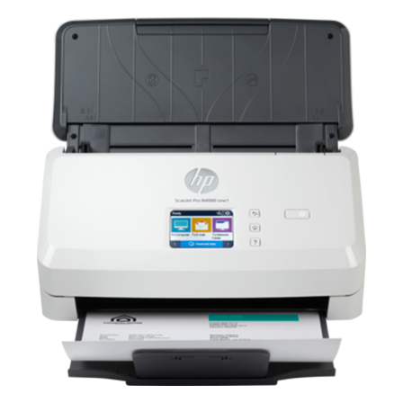 Máy scan HP ScanJet Pro N4000 snw1 – Máy quét tài liệu 2 mặt tự động, WiFi & LAN cho doanh nghiệp (6FW08A)
