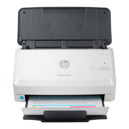 Máy scan HP ScanJet Pro 2000 s2 – Máy quét tài liệu 2 mặt tự động, nhỏ gọn cho văn phòng (6FW06A)