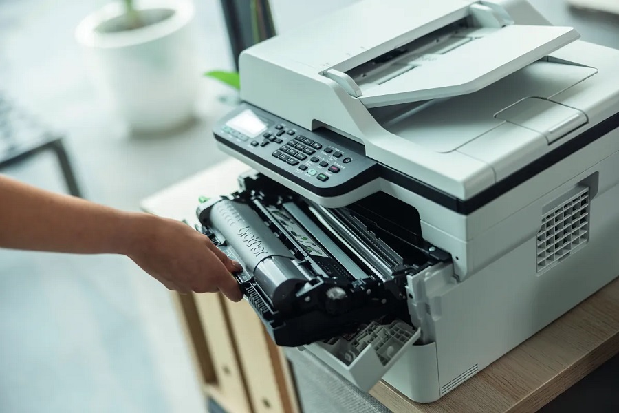 Hướng dẫn lắp đặt máy in Brother DCP-B7640DW cho văn phòng và doanh nghiệp