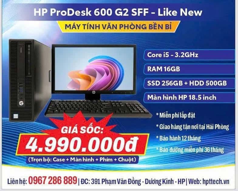 HP ProDesk 600 G2 SFF – Giải pháp máy tính văn phòng bền bỉ, tối ưu chi phí HP ProDesk 600 G2 SFF – Giải pháp máy tính văn phòng bền bỉ, tối ưu chi phí