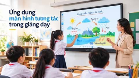 Ứng dụng màn hình tương tác trong hoạt động giảng dạy