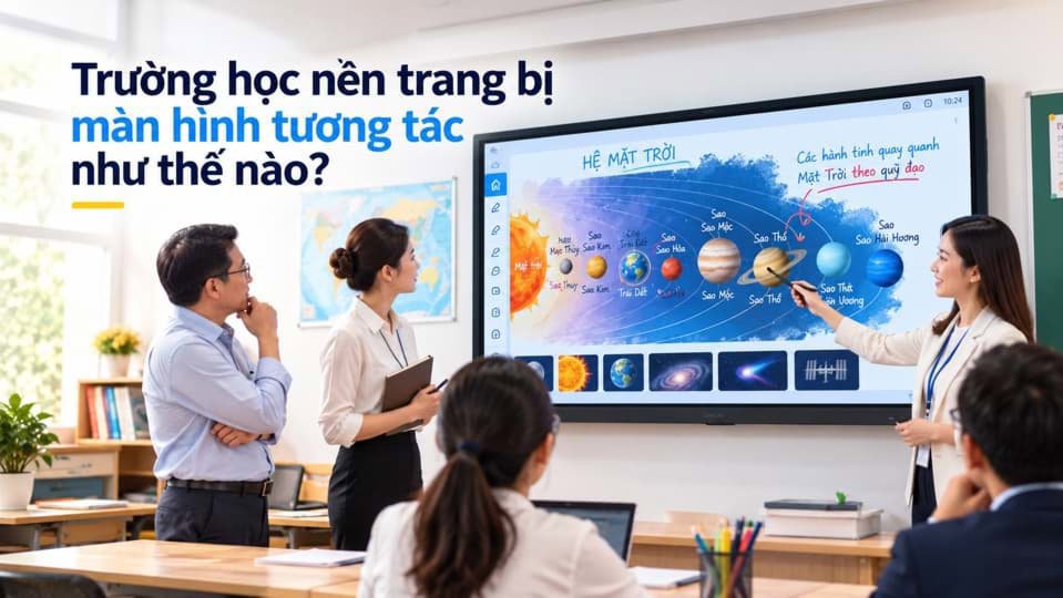 Trường học nên trang bị màn hình tương tác như thế nào? Trường học nên trang bị màn hình tương tác như thế nào?