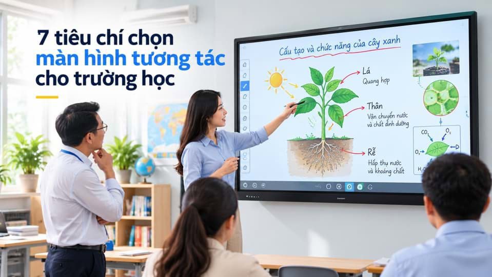 7 tiêu chí lựa chọn màn hình tương tác cho trường học 7 tiêu chí lựa chọn màn hình tương tác cho trường học