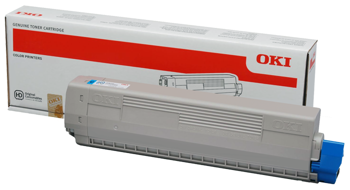 Mực in OKI C833 Yellow Toner – Mực vàng chính hãng cho máy in laser màu OKI C833