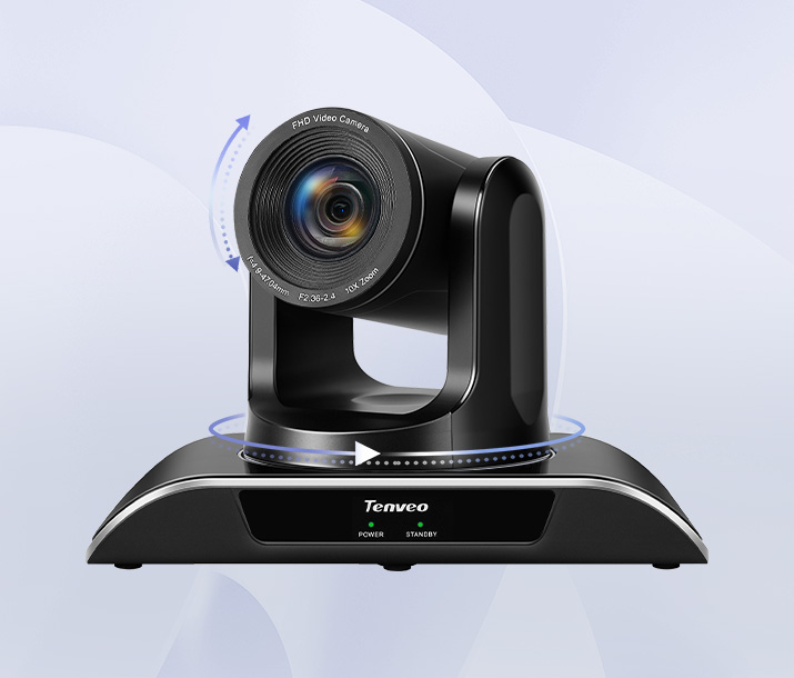 Camera PTZ Tenveo TEVO-VHD102U (TEVO-10X2MP) Camera hội nghị truyền hình USB zoom quang học 10X Full HD 1080P cho cuộc họp và phát trực tiếp.
