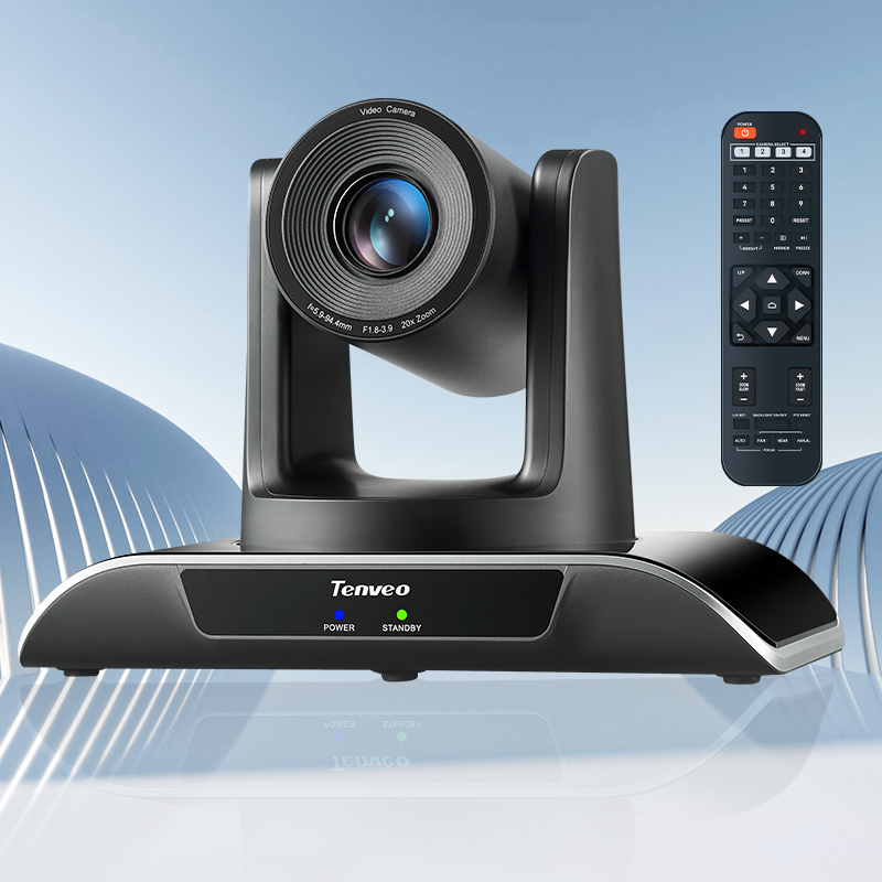Camera PTZ Tenveo TEVO-VHD20U – PTZ 20X Zoom Quang Học, 1080P60fps, USB/HDMI, Belt Drive Êm Ái